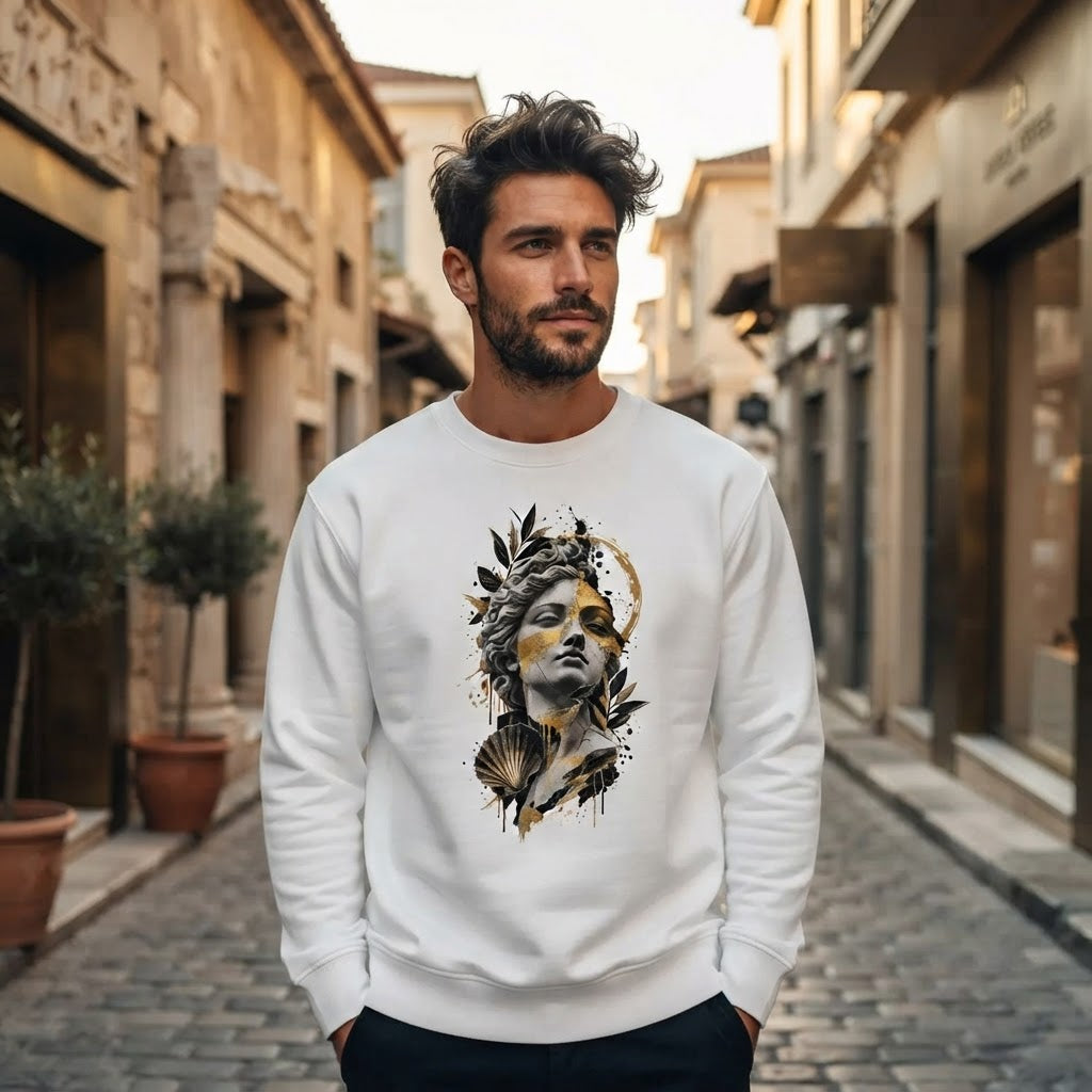 Aphrodite Gold Dust – Unisex Premium Sweatshirt