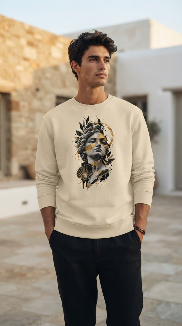 Aphrodite Gold Dust – Unisex Premium Sweatshirt