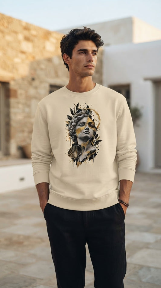 Aphrodite Gold Dust – Unisex Premium Sweatshirt