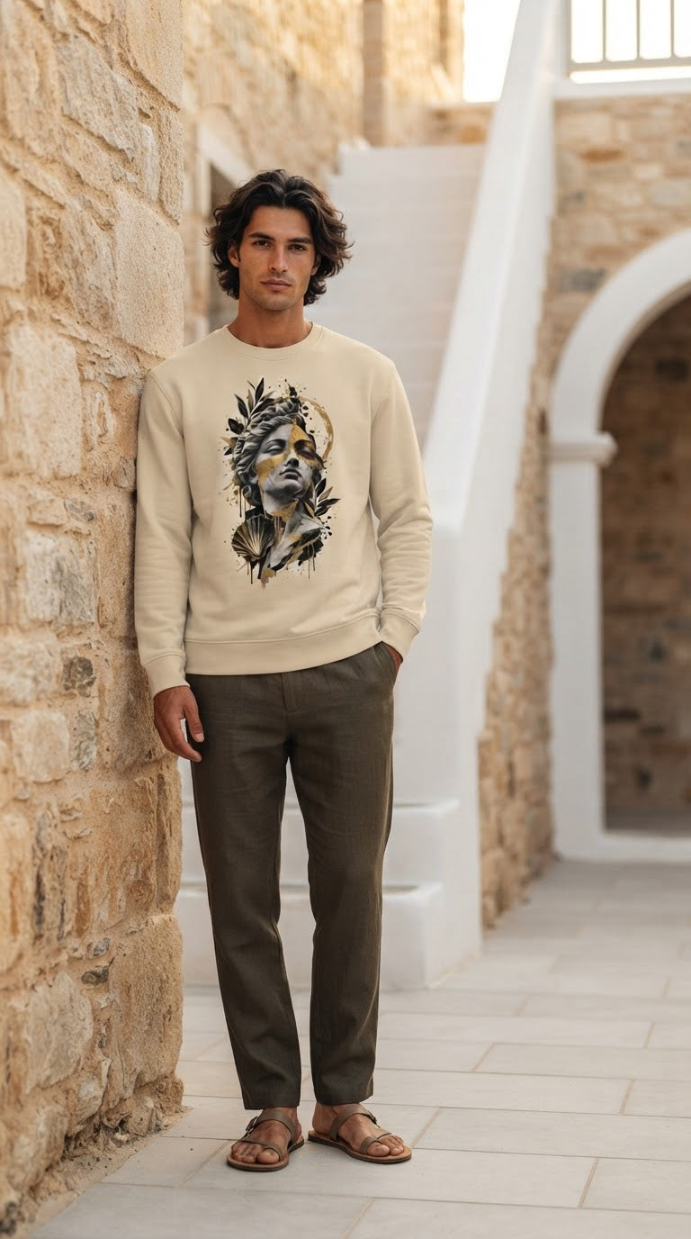 Aphrodite Gold Dust – Unisex Premium Sweatshirt