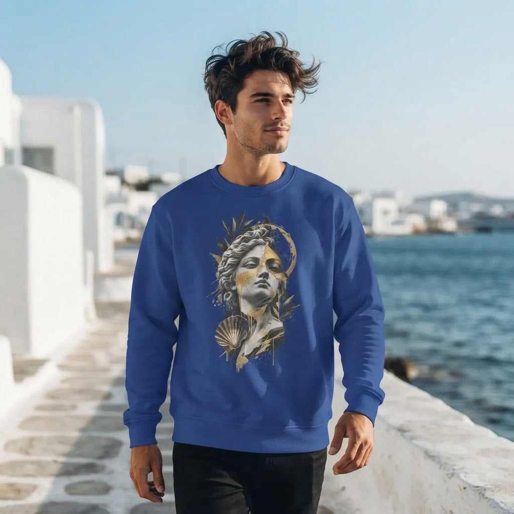 Aphrodite Gold Dust – Unisex Premium Sweatshirt