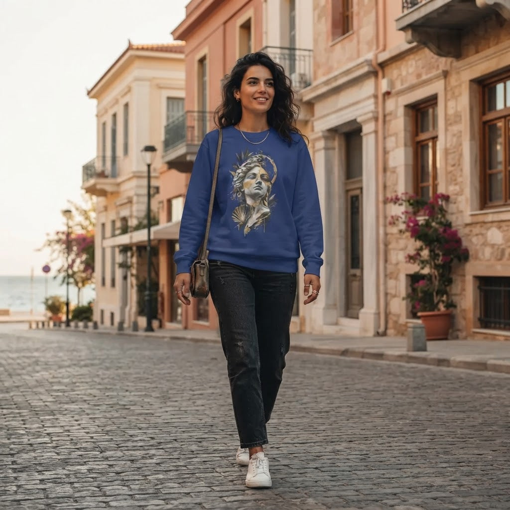 Aphrodite Gold Dust – Unisex Premium Sweatshirt
