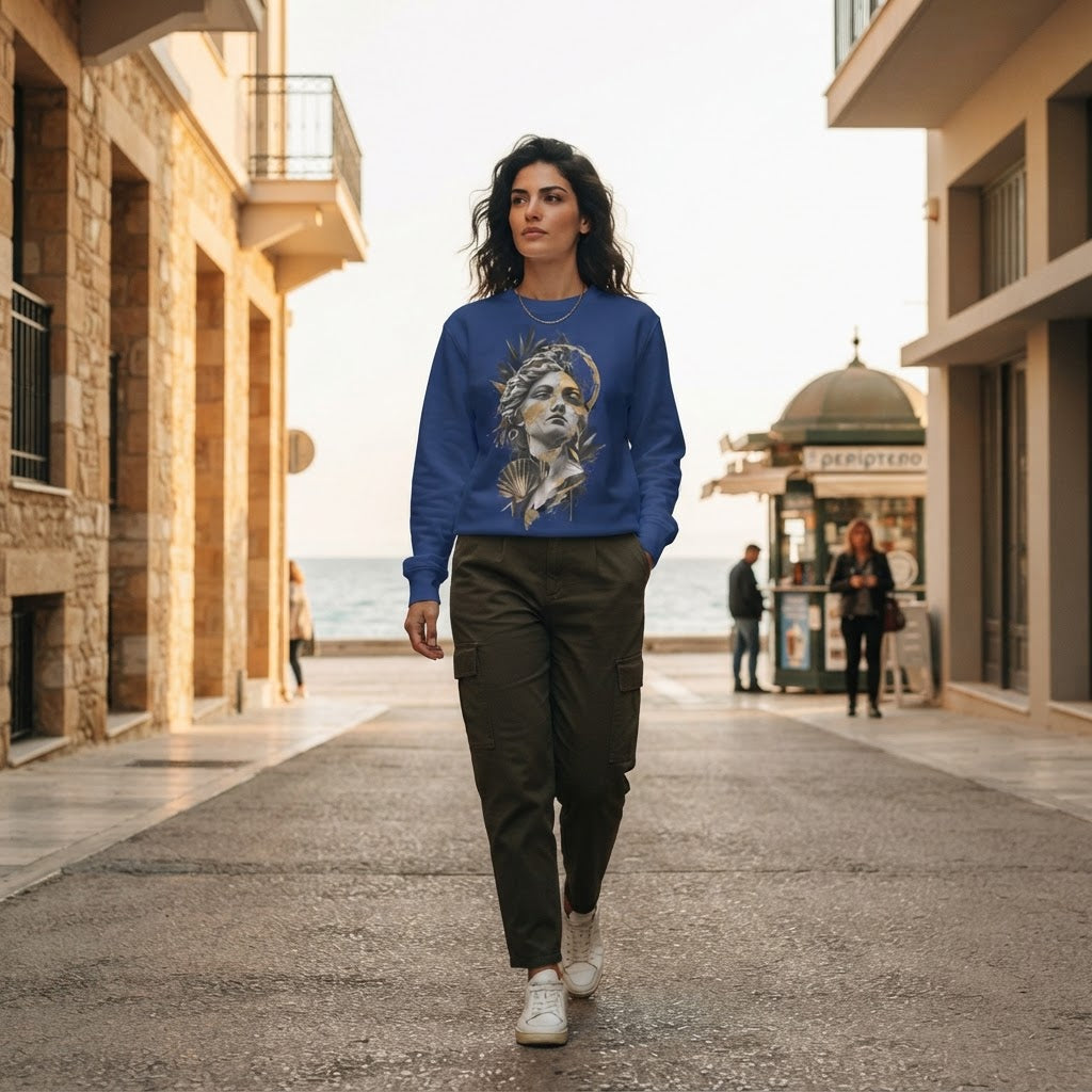 Aphrodite Gold Dust – Unisex Premium Sweatshirt