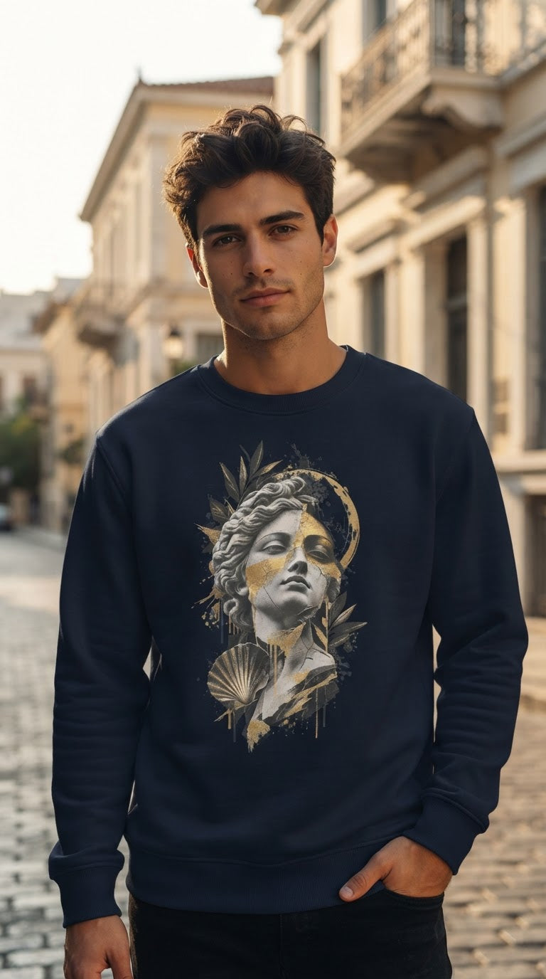 Aphrodite Gold Dust – Unisex Premium Sweatshirt