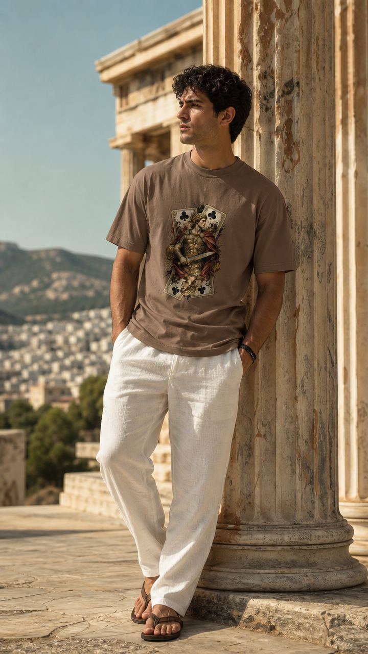 Alexander der Große – Kreuz Bube | Schweres Unisex T-Shirt