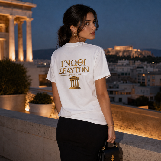 ΓΝΩΘΙ ΣΕΑΥΤΟΝ – KNOW THYSELF | Premium Unisex T-Shirt