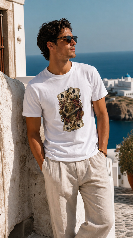 Alexander der Große – Kreuz Bube | Schweres Unisex T-Shirt