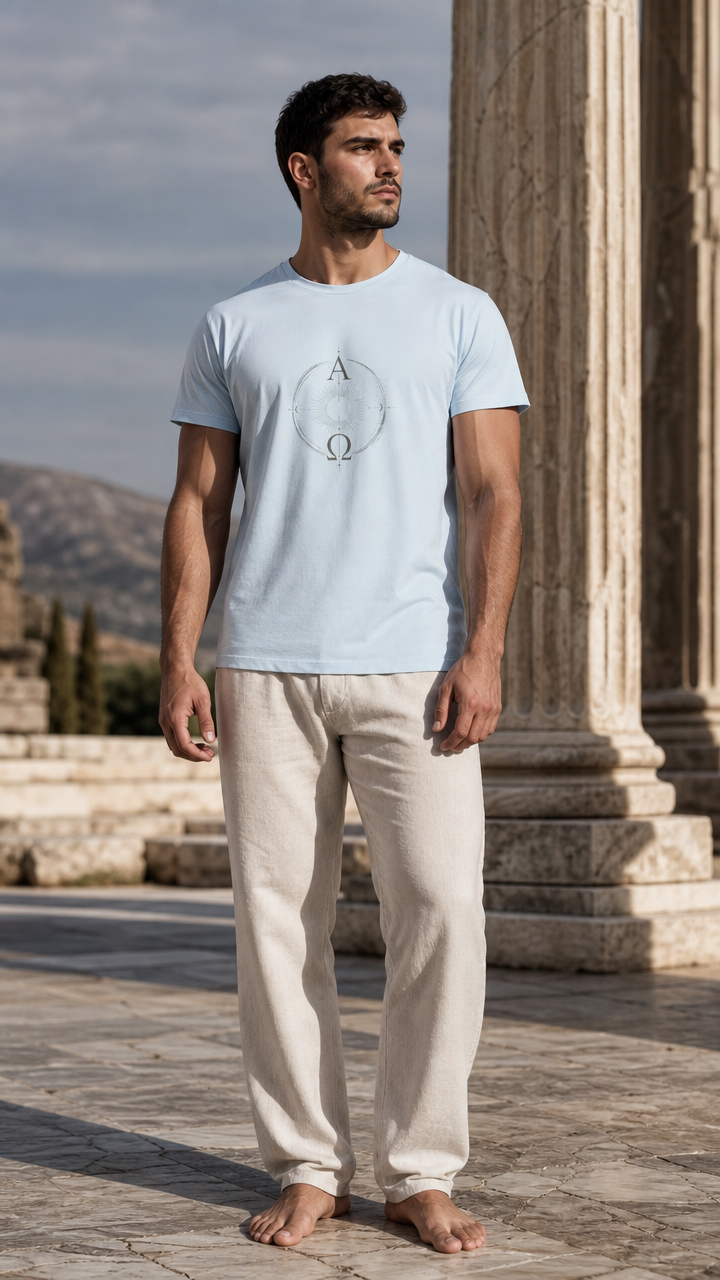 Alpha & Omega – Geometric Essence T-Shirt