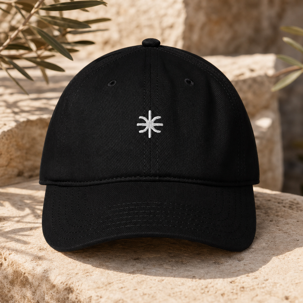 Delphisches Epsilon – Premium Baseball Cap mit Stickerei