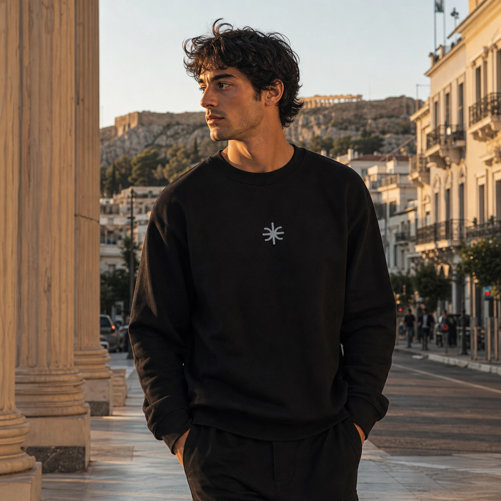Unisex-Premium-Pullover – Delphisches Epsilon
