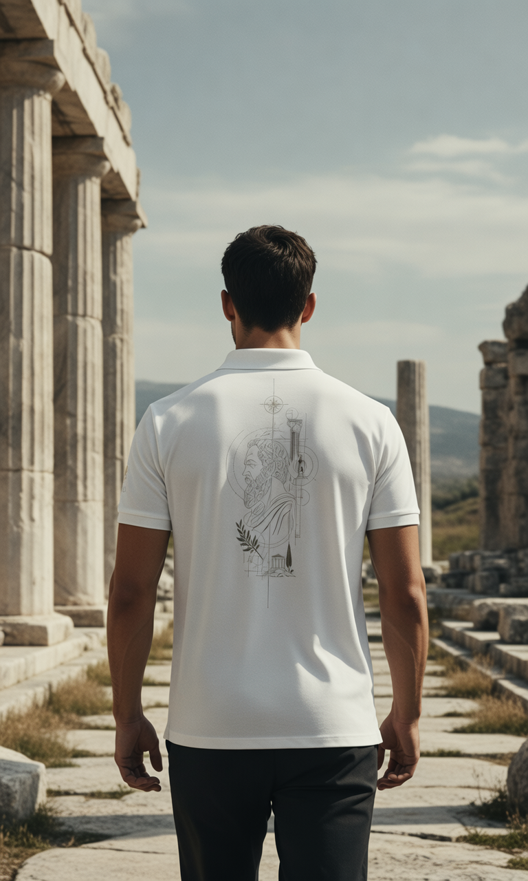 Premium Poloshirt – Silent Philosopher