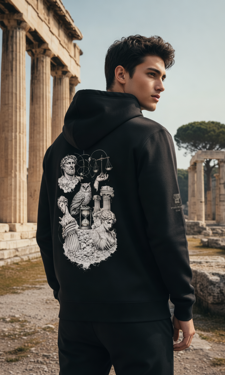 Mythos Relics-Classical Greek Aesthetic Hoodie