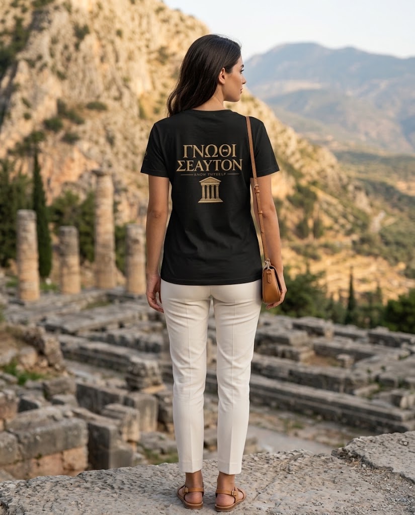 ΓΝΩΘΙ ΣΕΑΥΤΟΝ – KNOW THYSELF | Premium Unisex T-Shirt
